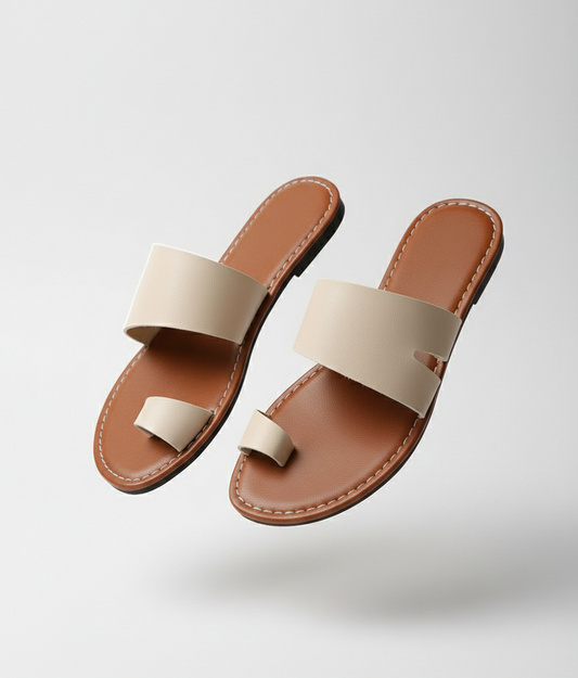 Toe Loop Flat Sandals
