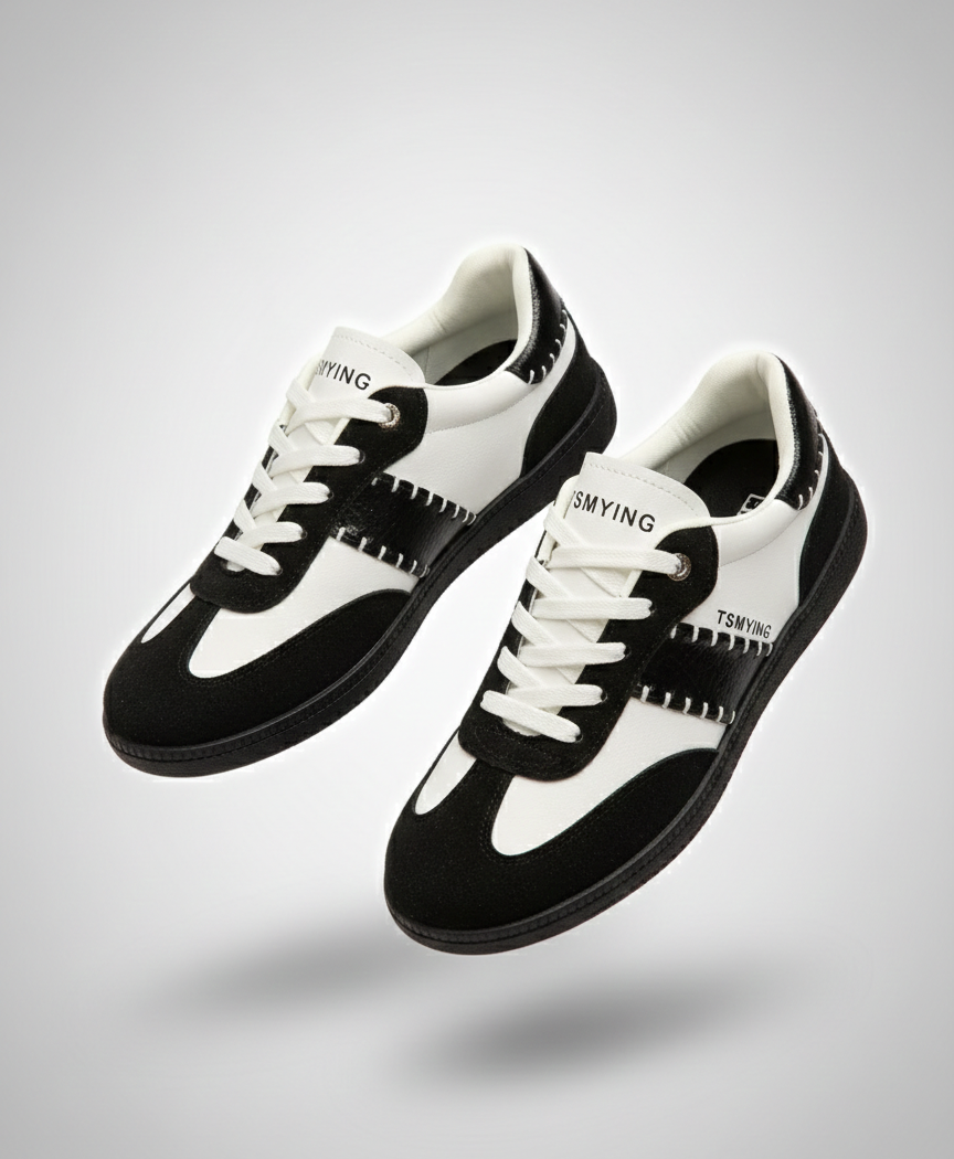 Contrast Lace Up Sneakers