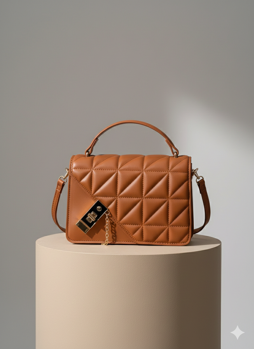 Quilted Flap Crossbody Bag