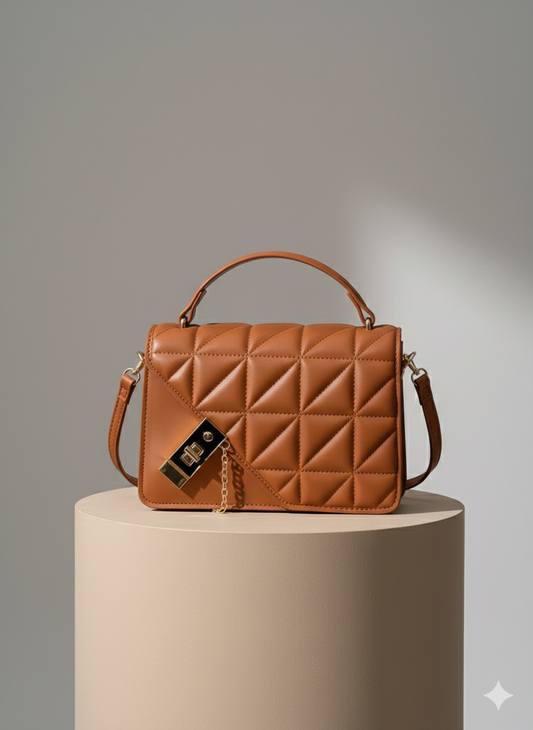 Quilted Flap Crossbody Bag
