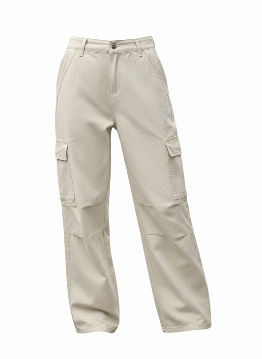 Relaxed Fit Cargo Jeans