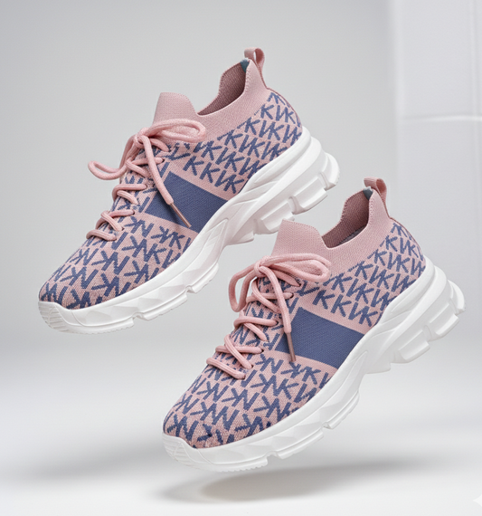 Round Toe Lace Up Sneakers